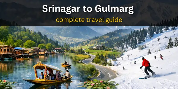 Srinagar to Gulmarg Distance: Route, Travel Time, Taxi Fare & Complete Travel Guide