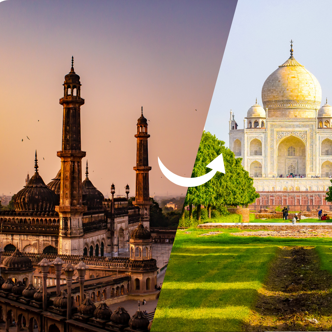 Lucknow to Agra Cab