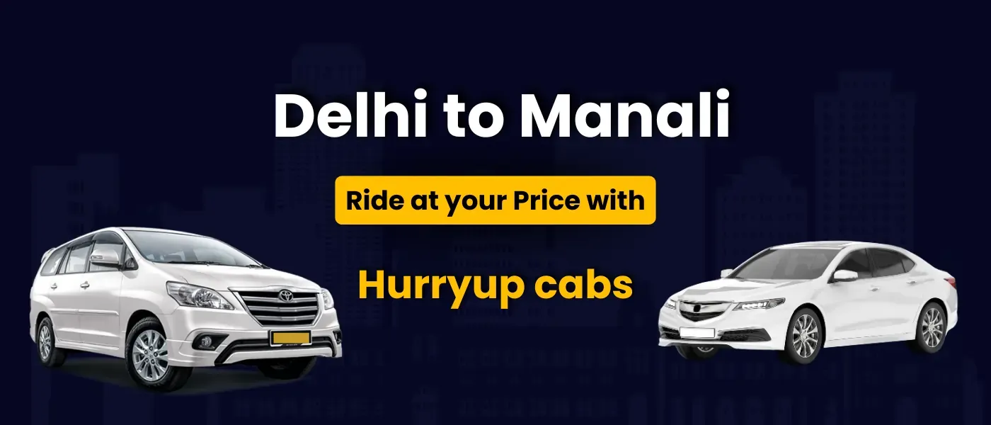 Delhi to manali distance